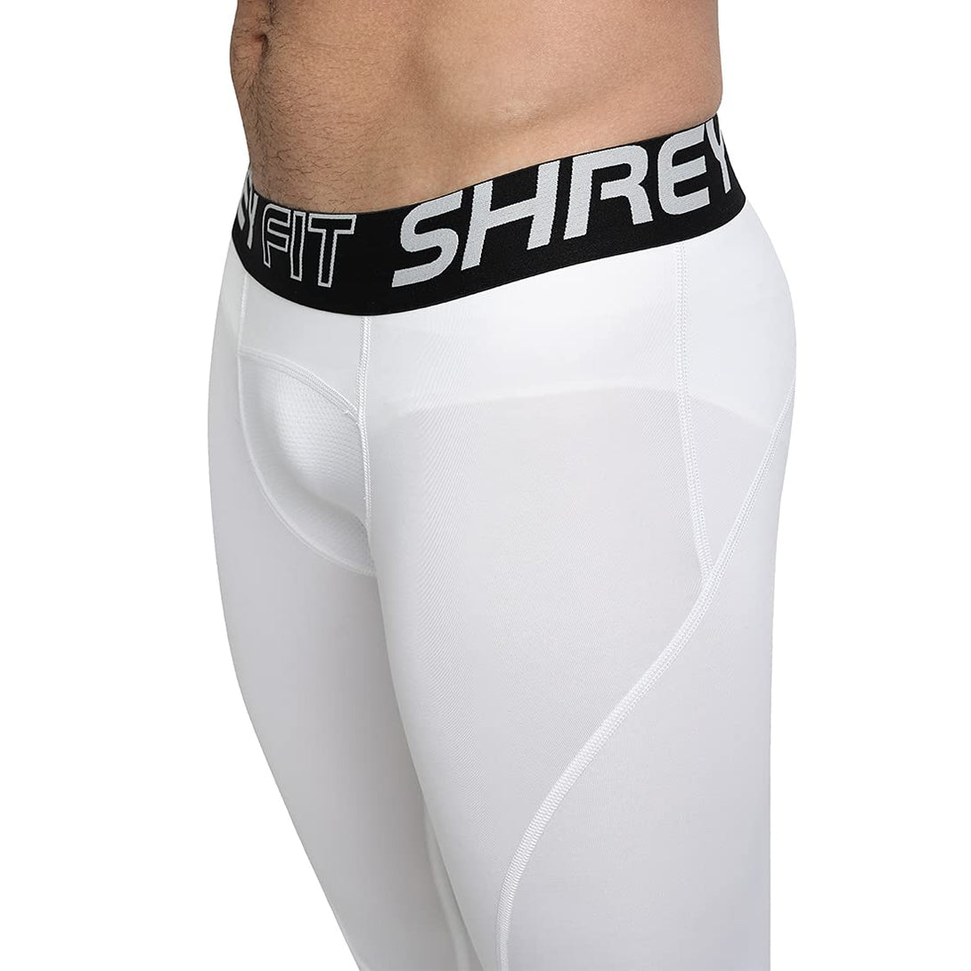 Shrey Intense Compression Long Tights (White)