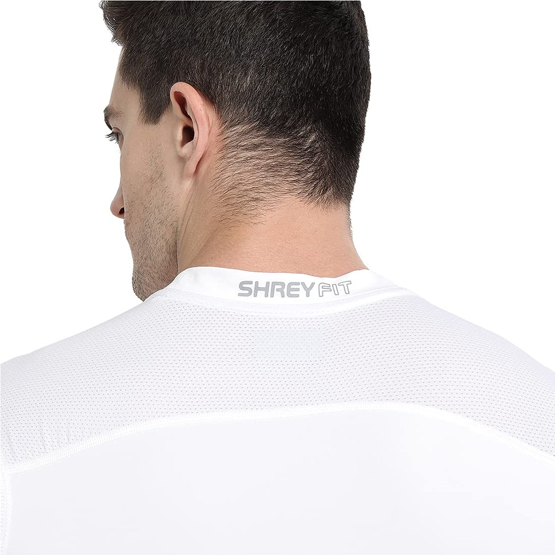 Shrey Intense Compression Sleevesless Top (White)