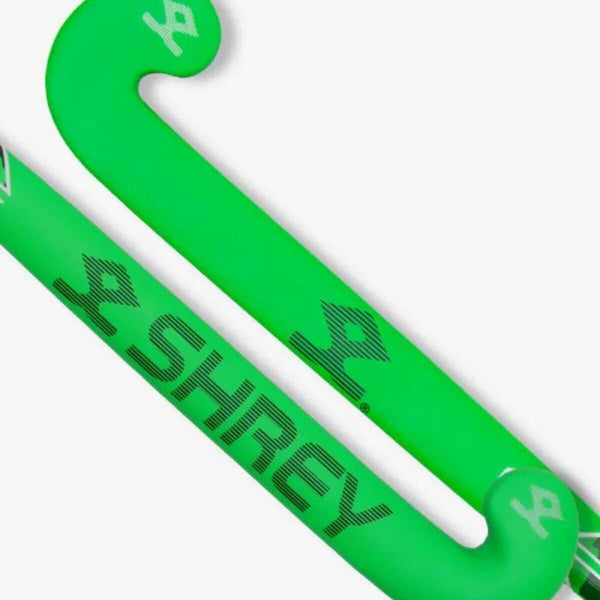 Shrey Heritage Wooden Hockey Stick - Pack of 2 (Lime Green)