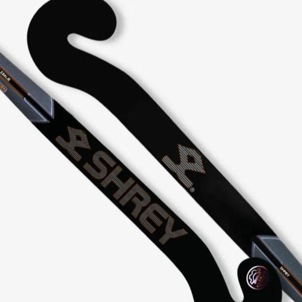 Shrey Legacy 25 Goalie Hockey Stick (Black/Hot Chocolate)