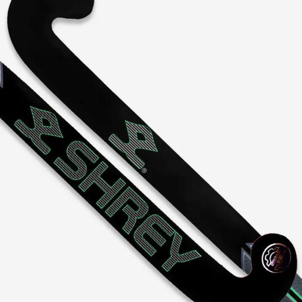 Shrey Legacy 45 Composite Hockey Stick (Black/Green)