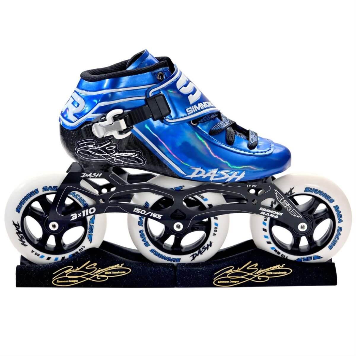 Simmons Rana Dash Inline Skates 3X110mm-Blue – Sportswing.in