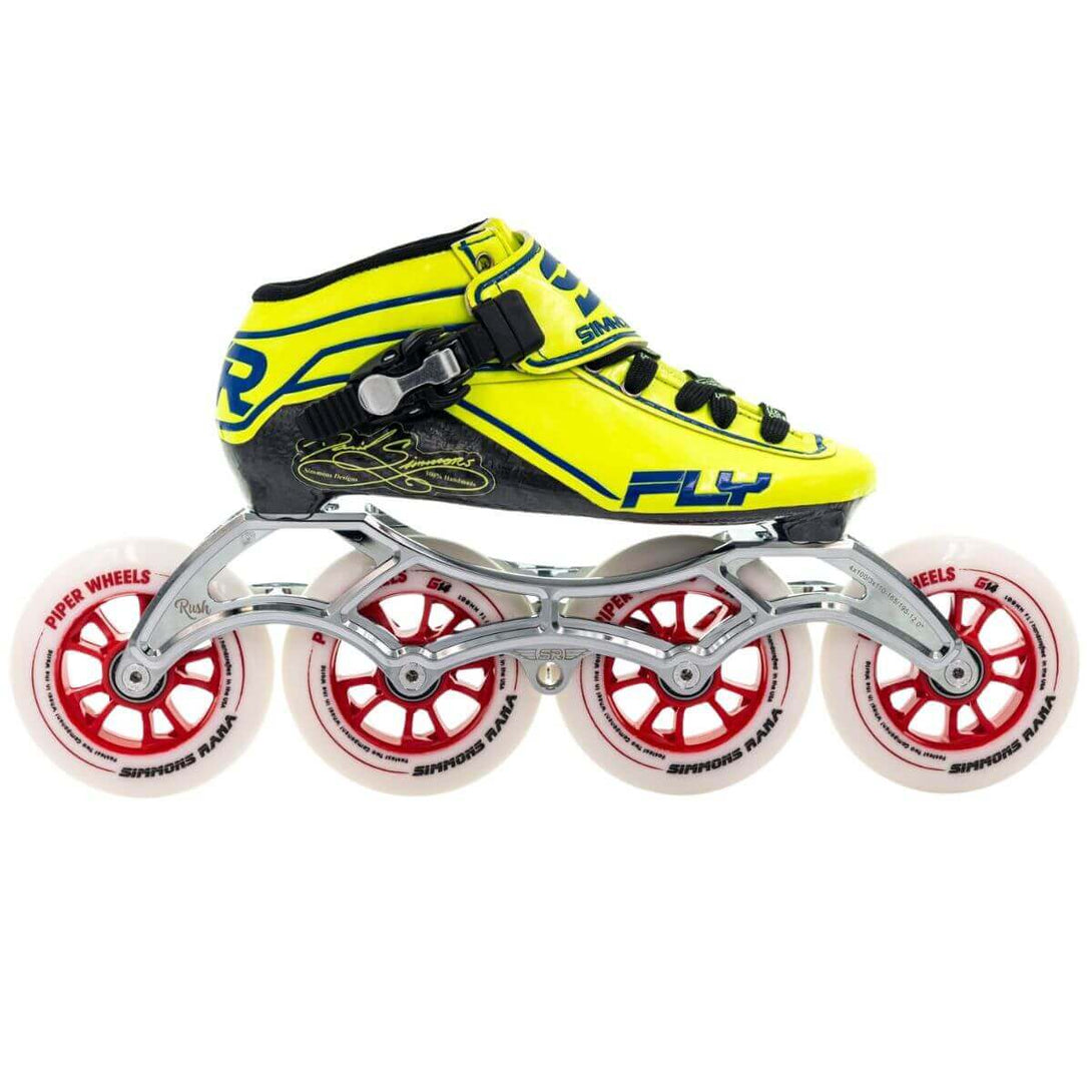 Simmons Rana Fly package with Rush frame & Piper wheels-4X100/3X110-Yellow-4W