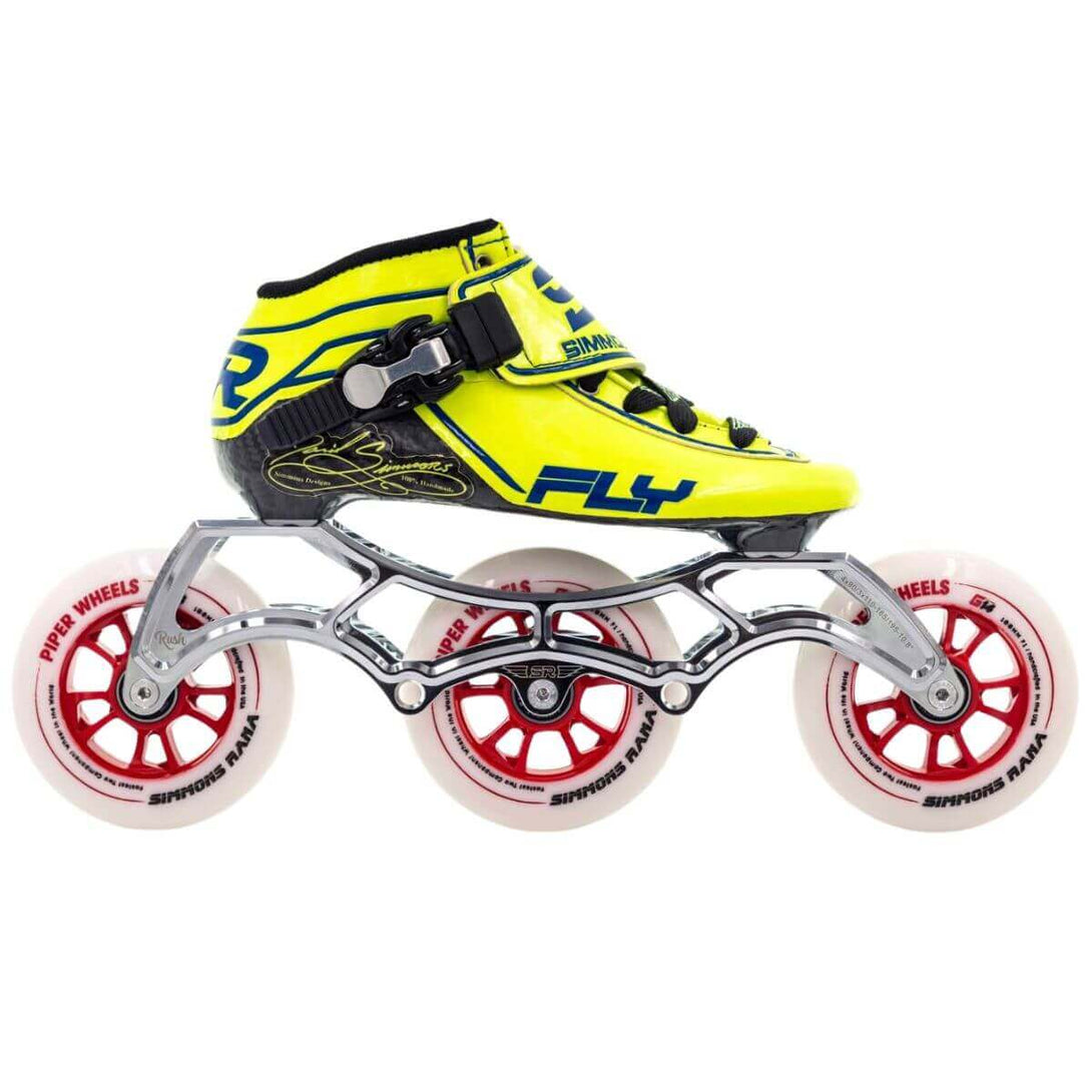 Simmons Rana Fly package with Rush frame & Piper wheels-4X90/3X110-Yellow