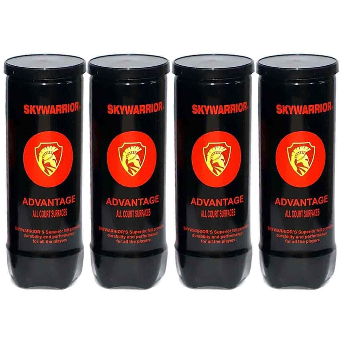 Skywarrior Advantage All Court Surfaces Tennis Ball (4Can)