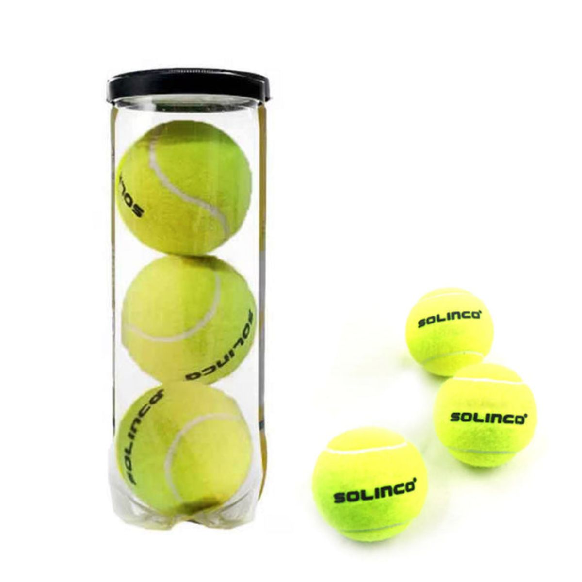Solinco Pro Performance Tennis Ball -4 Cans (12 Balls) – Sportswing.in
