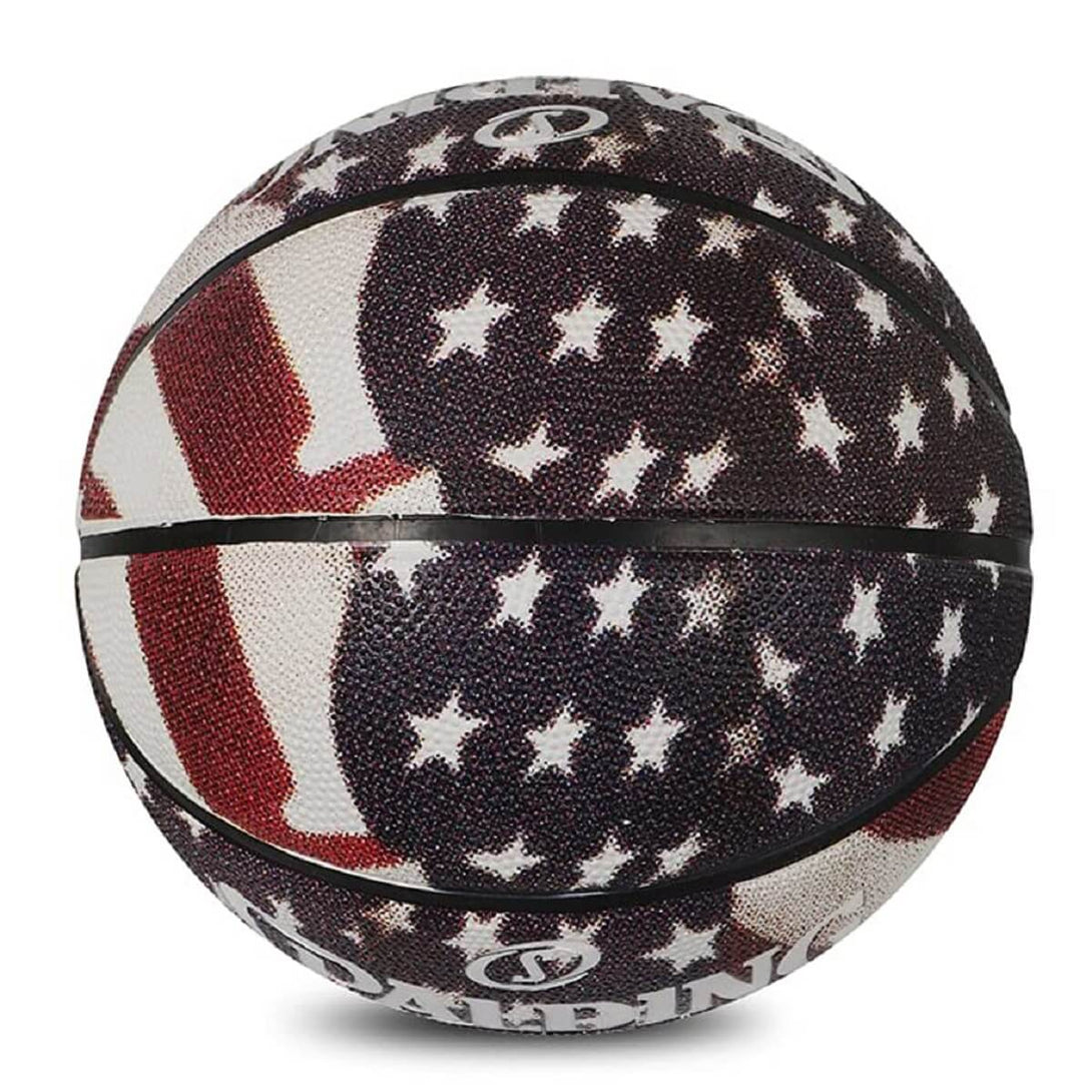Spalding Star & Strips Basketball (Multi color) Size 7