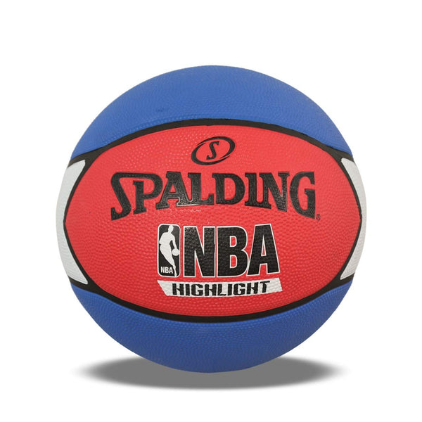Spalding Highlight Basketball-Red-White-Blue (Size 7)