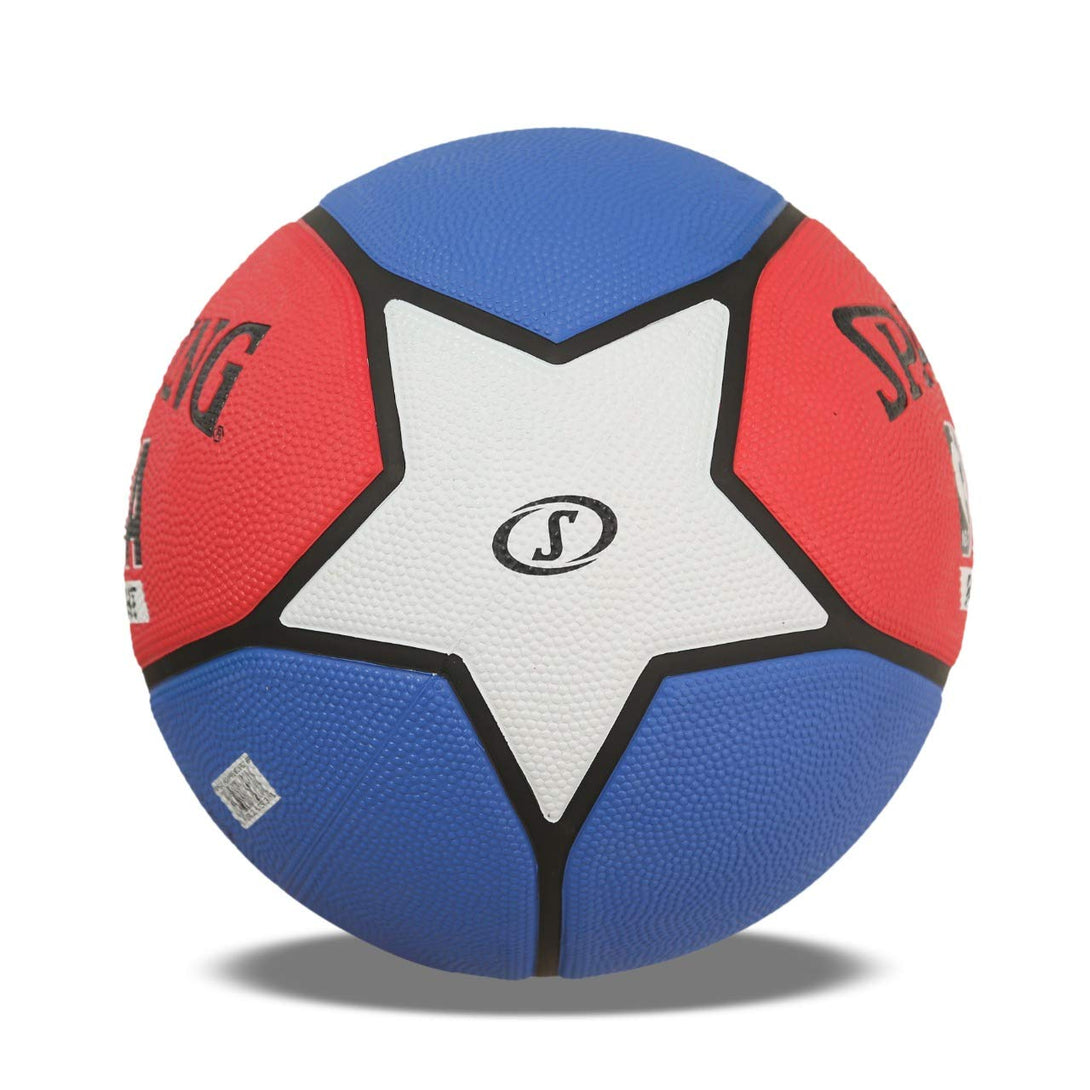 Spalding Highlight Basketball-Red-White-Blue (Size 7)