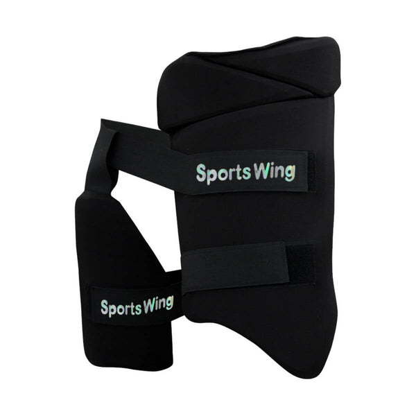Sports Wing Cricket Thigh Guard-Black