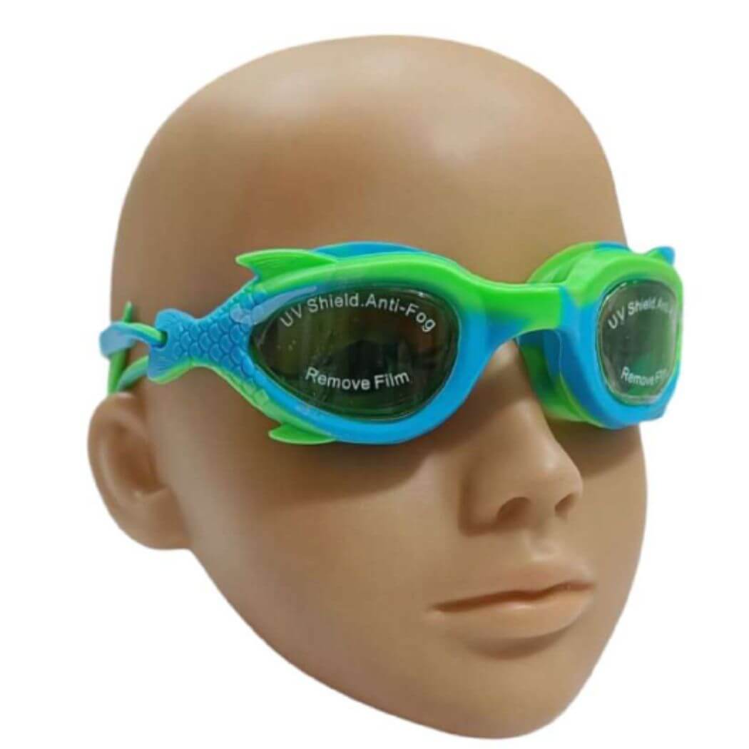 Sports Wing Kids Fish Swimming Goggles