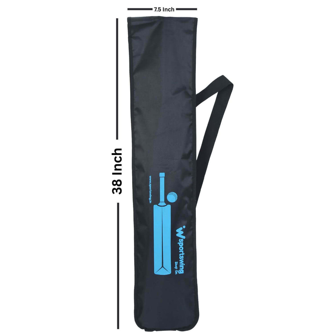 Sports Wing Leather Cricket Bat Cover-Plain