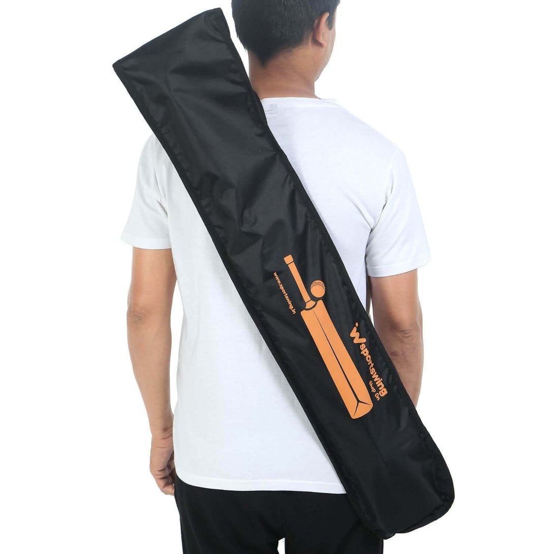 Sports Wing Leather Cricket Bat Cover-Plain