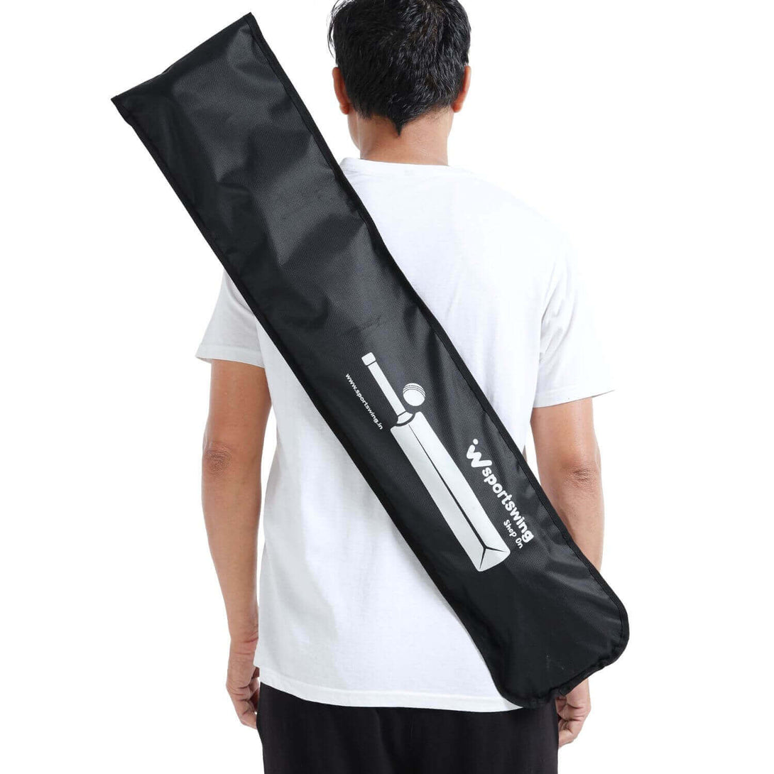 Sports Wing Leather Cricket Bat Cover-Plain