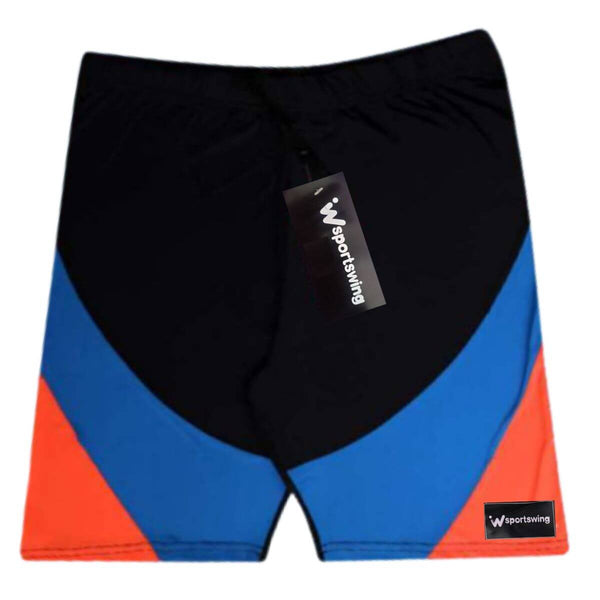 Sports Wing Men's Swim Jammer (Blue/Orange)