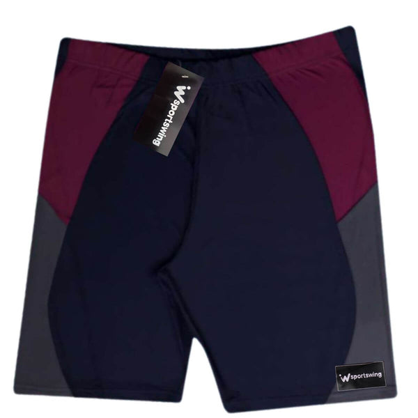 Sports Wing Men's Swim Jammer (Purple/Navy)