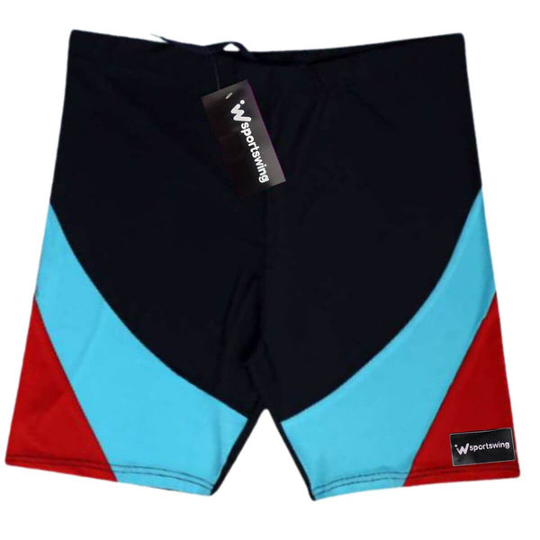 Sports Wing Men's Swim Jammer (Teal/Red)