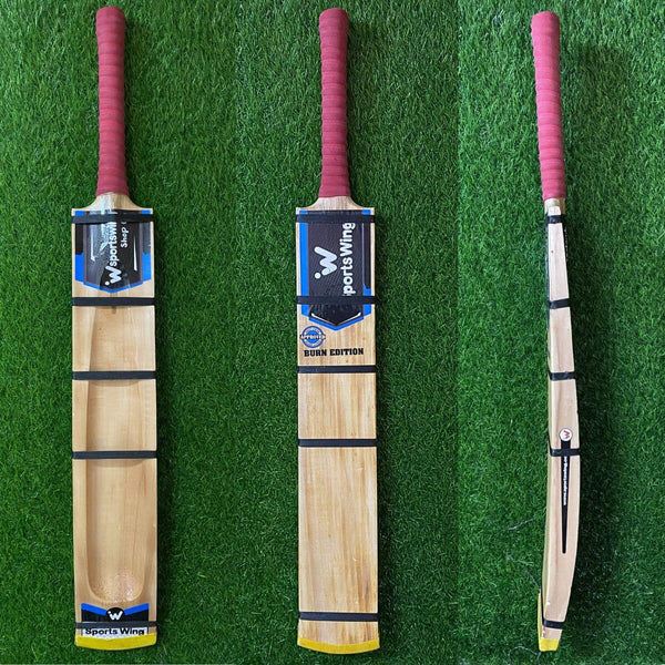 Sports Wing, Double Blade - Kerala Scoop - Hard Premium Tennis Bat (Beige) Clearance Sale