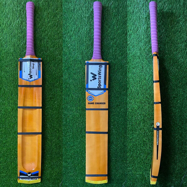 Sports Wing, Double Blade - Kerala Scoop - Hard Premium Tennis Bat (Brown) Clearance Sale