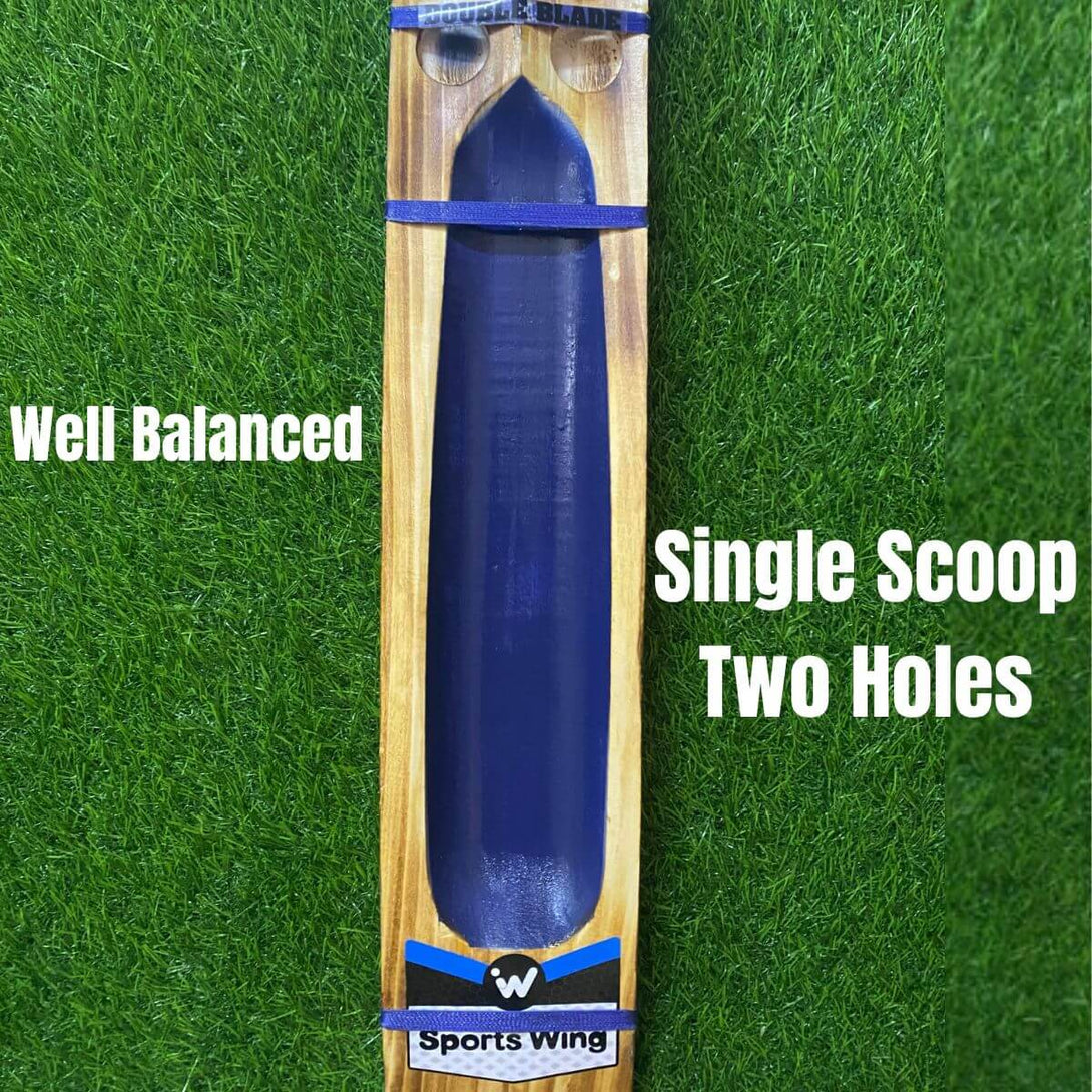 Sports Wing, Double Blade - Single Scoop - Two Holes - Burn Edition Hard Tennis Bat