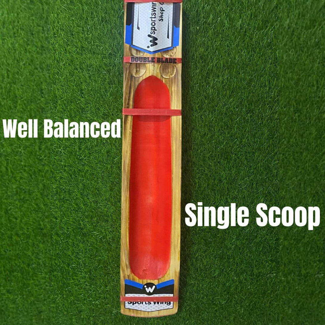 Sports Wing, Double Blade - Single Scoop - Two Holes - Burn Edition Hard Tennis Bat