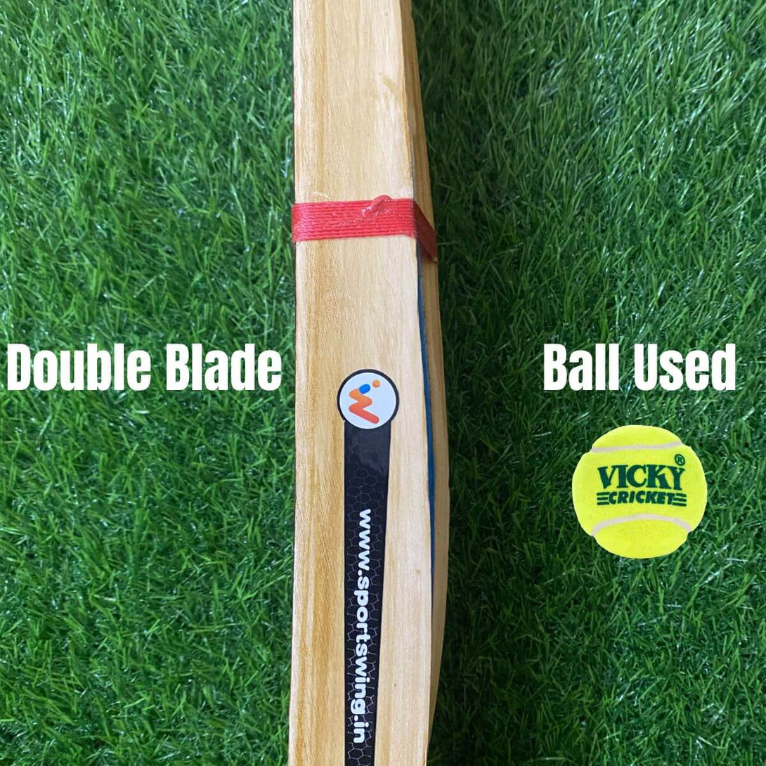 Sports Wing, Double Blade - Single Scoop - Two Holes - Burn Edition Hard Tennis Bat