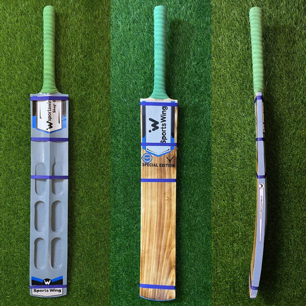 Sports Wing, Single Blade - Six Scoop - Soft Premium Tennis Bat (Teal)