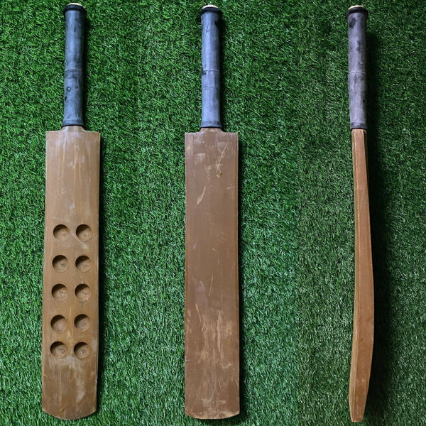 Sports Wing, Single Blade - Ten Holes - Single Piece Wood Tennis Bat