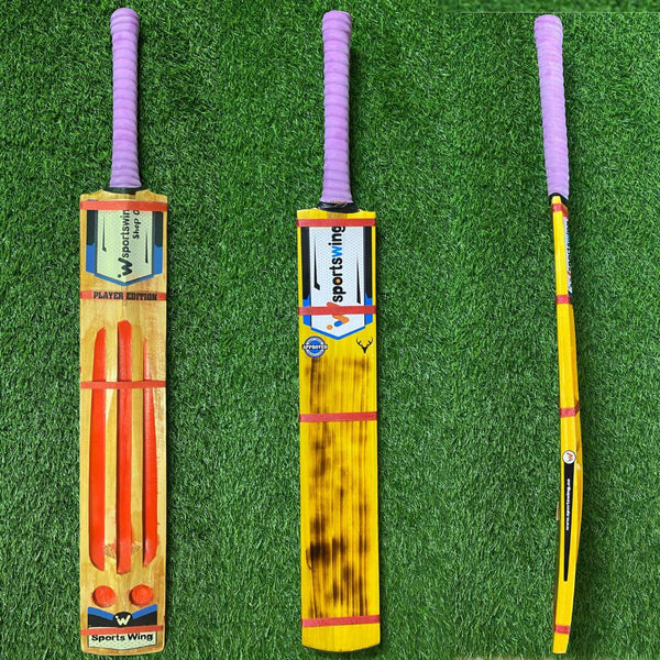 Sports Wing, Single Blade - Three Scoop - Two Holes - Player Edition Soft Tennis Bat