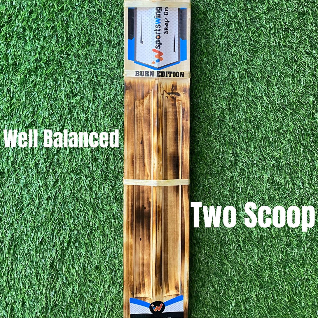 Sports Wing, Single Blade - Two Scoop - Burn Edition Soft Tennis Bat