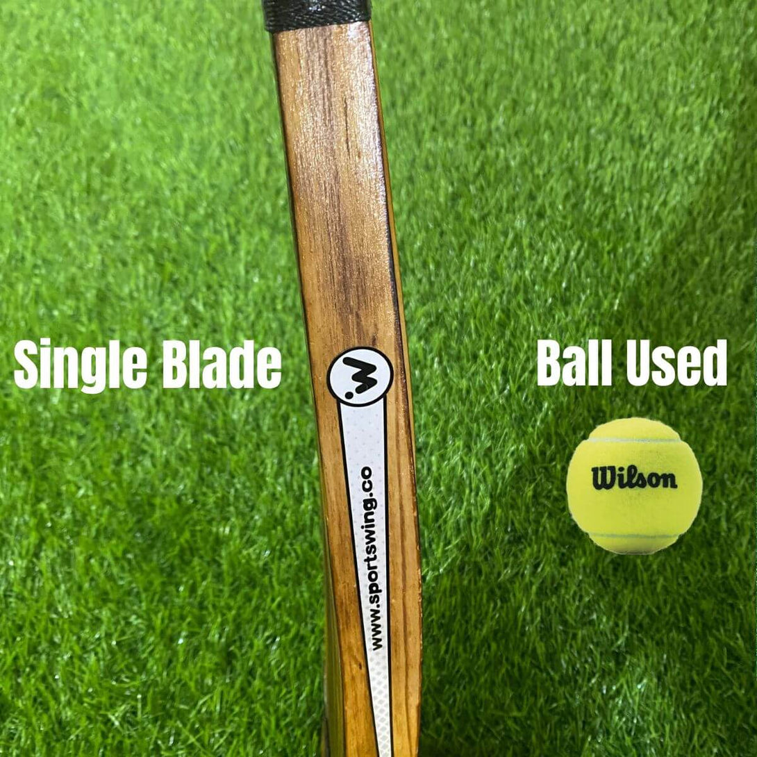 Sports Wing, Single Blade - Two Scoop Two Holes - Burn Edition Soft Tennis Bat