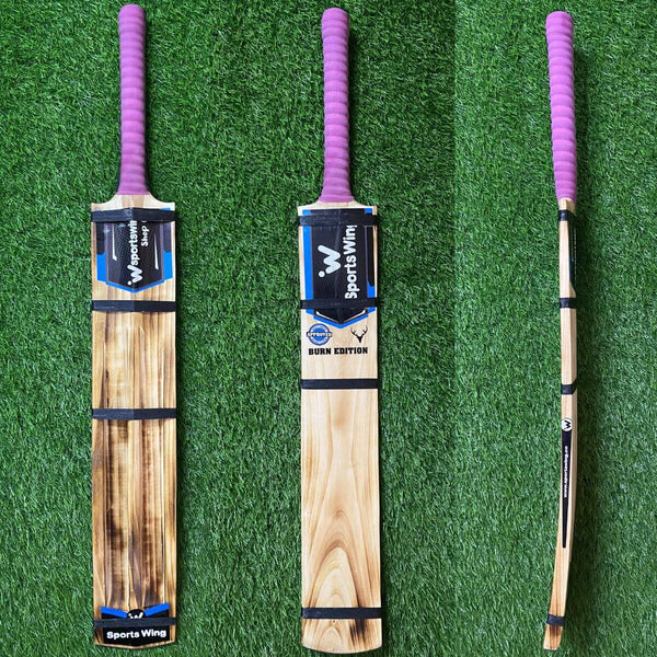 Sports Wing, Single Blade, Burn Edition - Two Scoop - Soft Premium Tennis Bat (Beige)