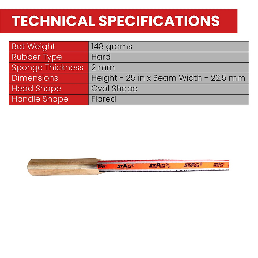 Stag 1 Star Table Tennis Racquet (Pair)