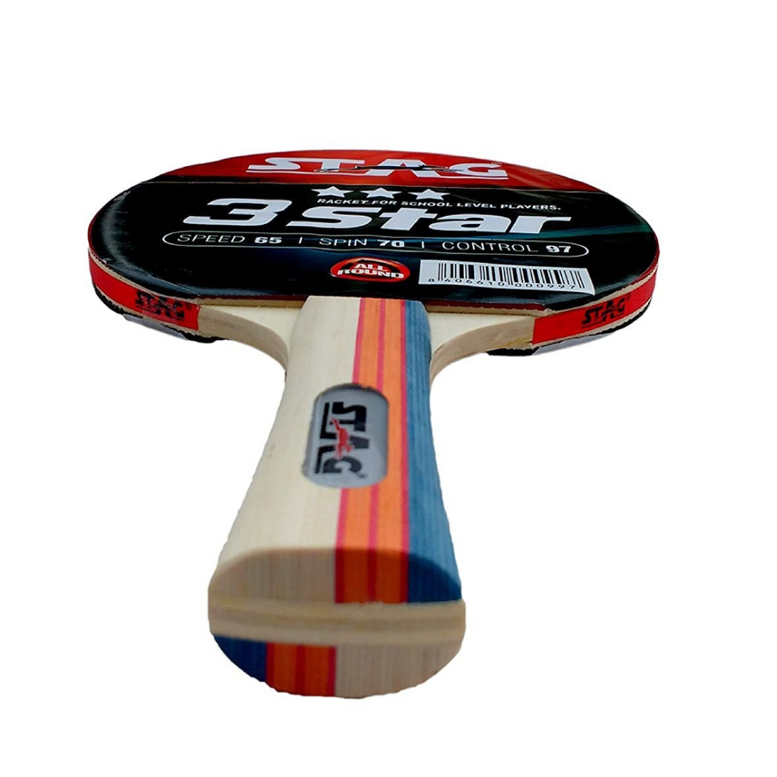 Stag 3 Star Table Tennis Racquet (Pair)