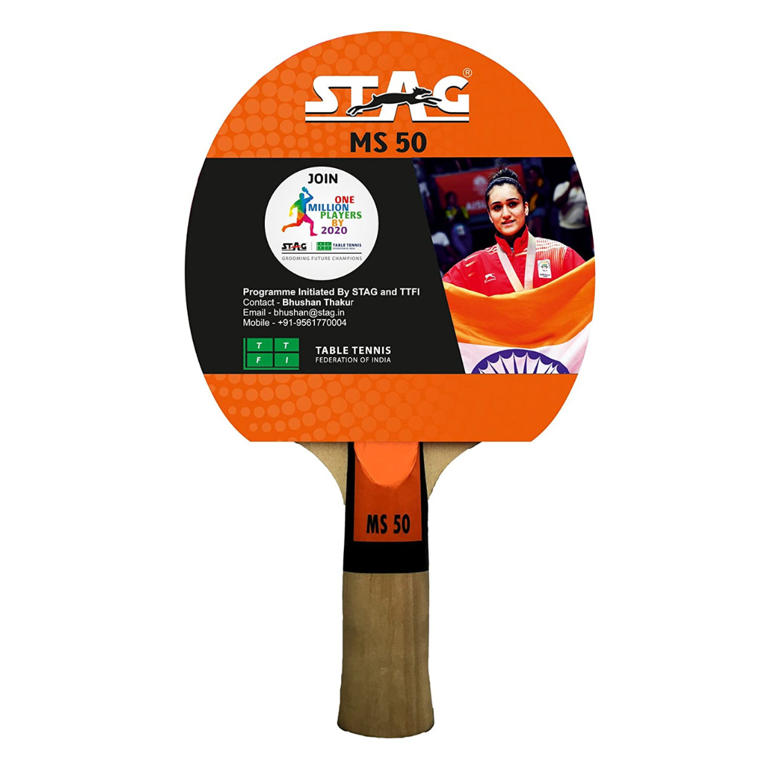 Stag Manika Batra Series MS 50 Table Tennis Bat (Pair) – Sportswing.in