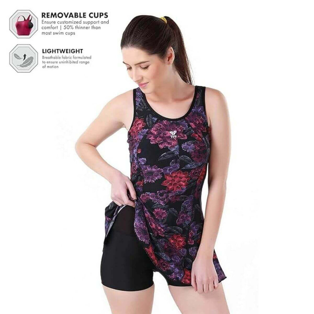 TYR Durafast Elite in Primrose Frocksuit Womens Swimsuit