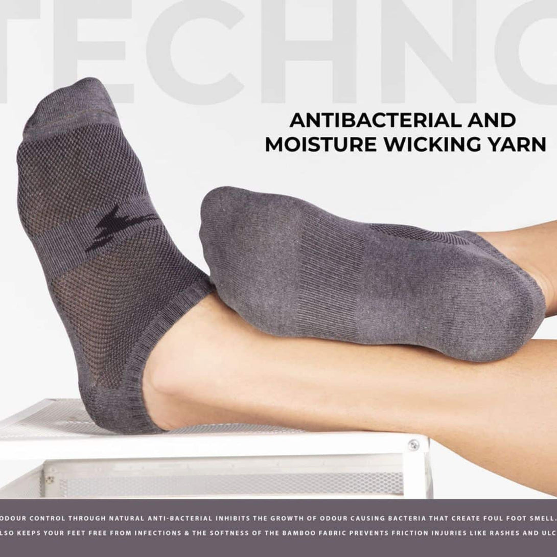 Technosport Ankle Socks OR-52 (Pack Of 3)