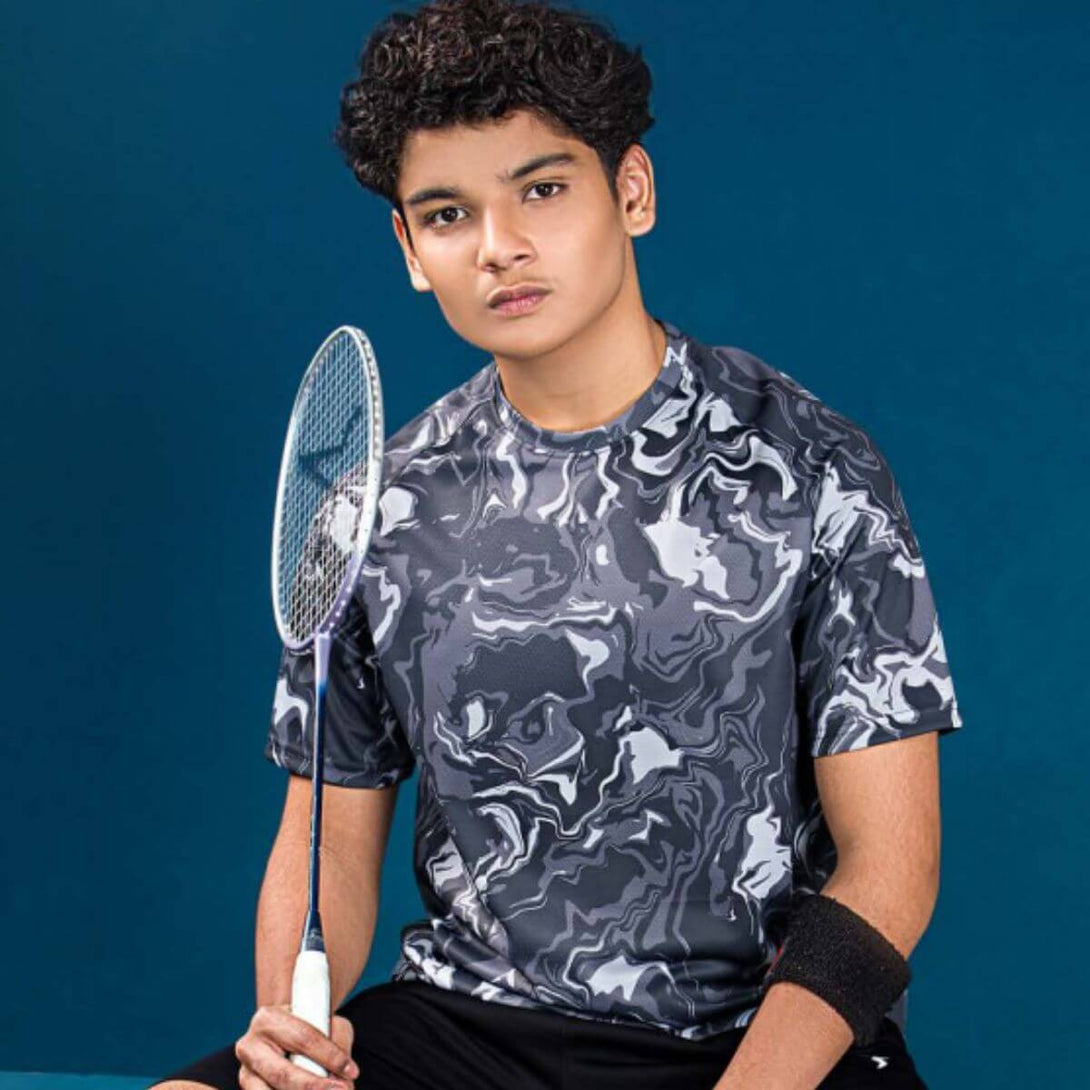 Technosport Boy's Crew Neck T-Shirt-B134