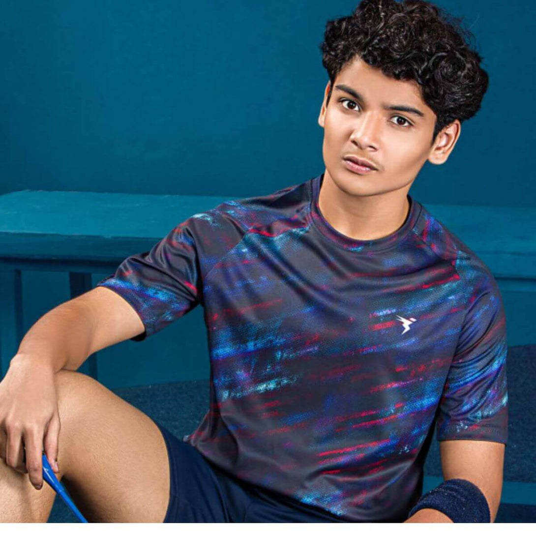 Technosport Boy's Crew Neck T-Shirt-B134