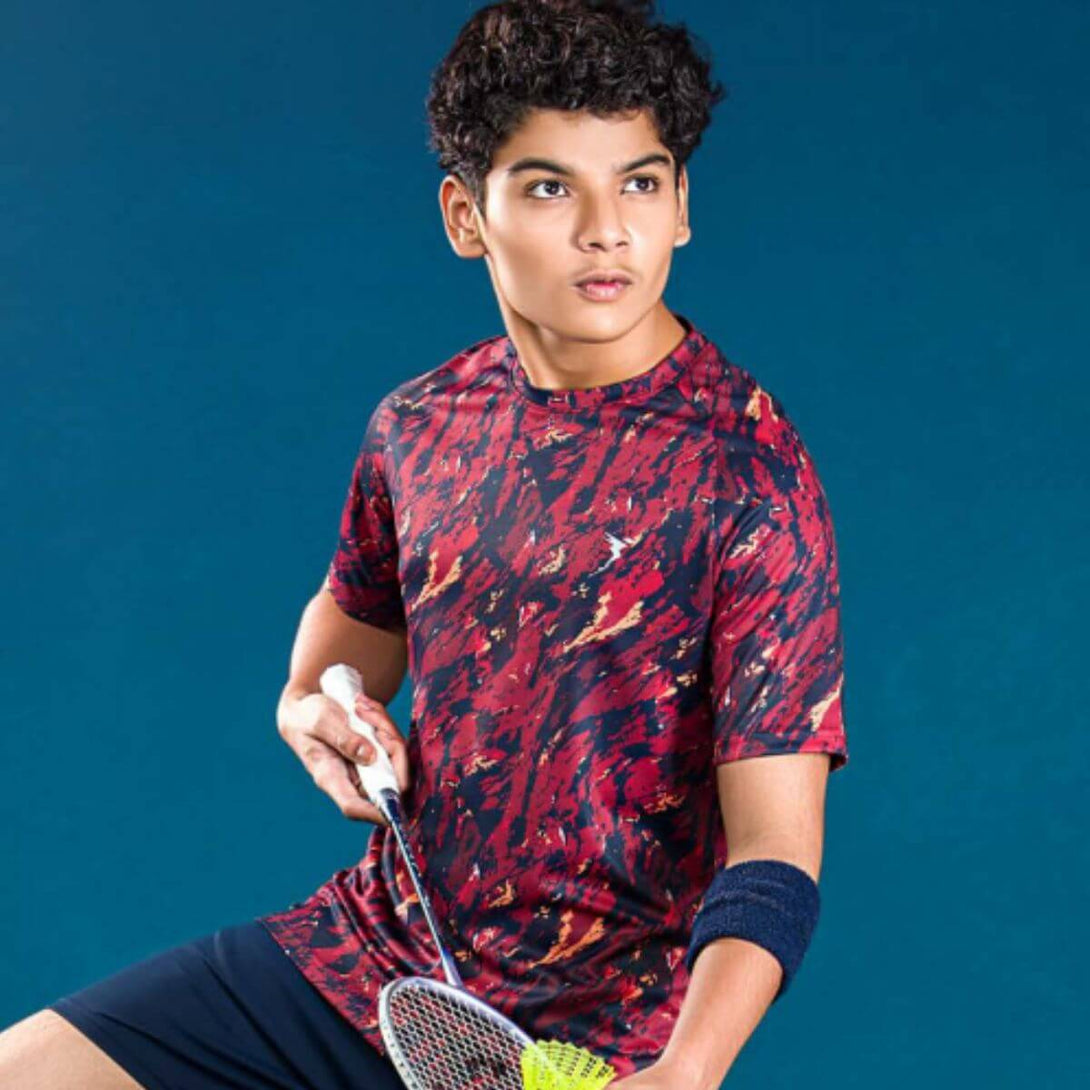 Technosport Boy's Crew Neck T-Shirt-B134