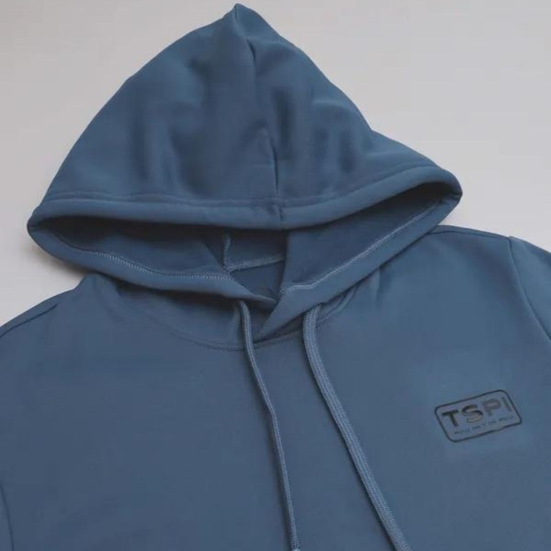 Technosport Men's Active Hoodie-OR77 (Light Navy)