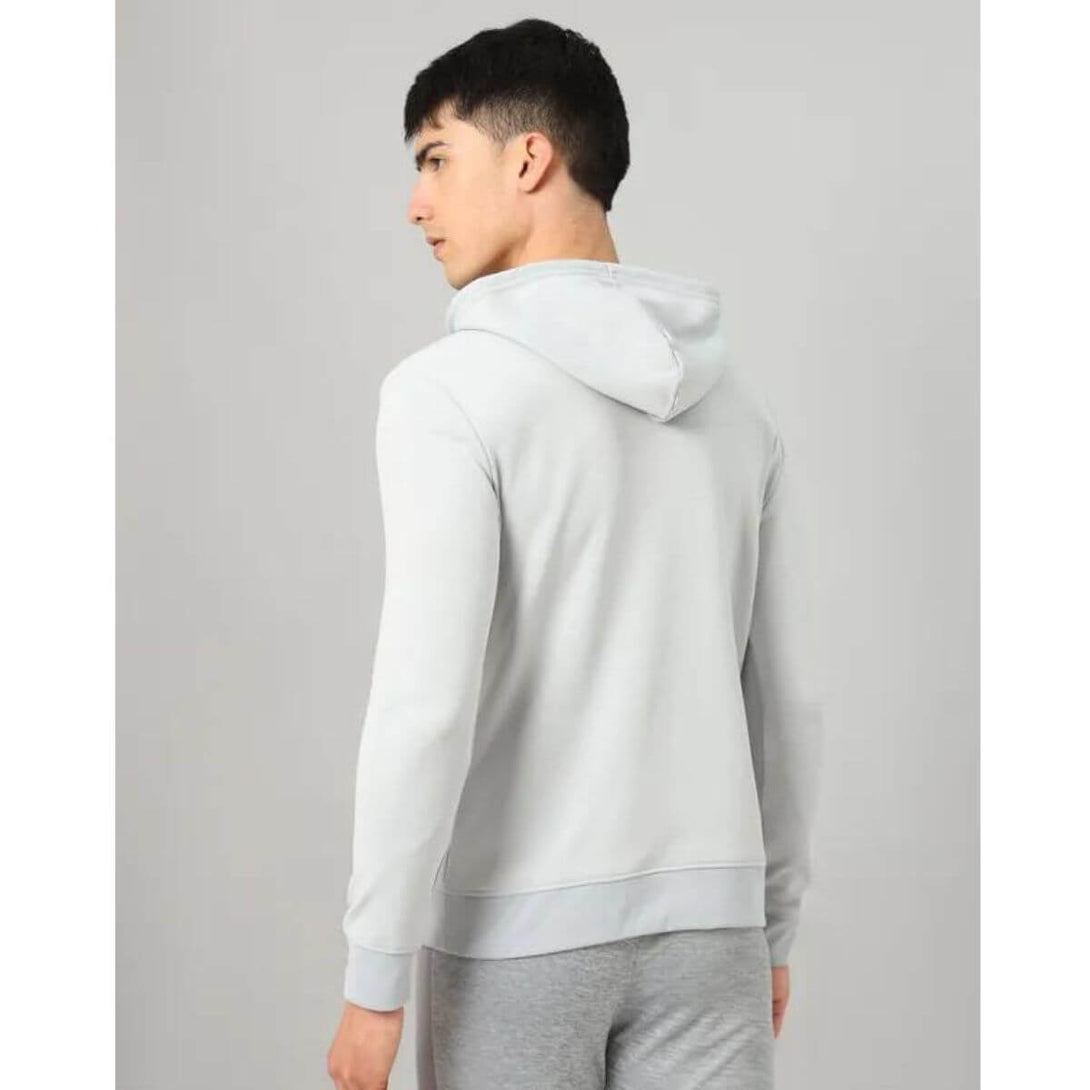 Technosport Men's Active Hoodie-OR77 (Lunar Grey)