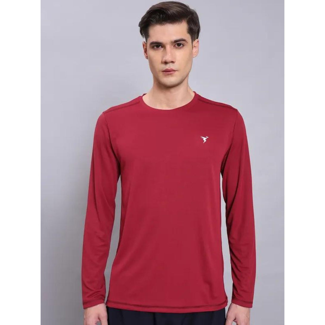 Technosport Mens Active T-Shirt -OR17 (Berry Red)