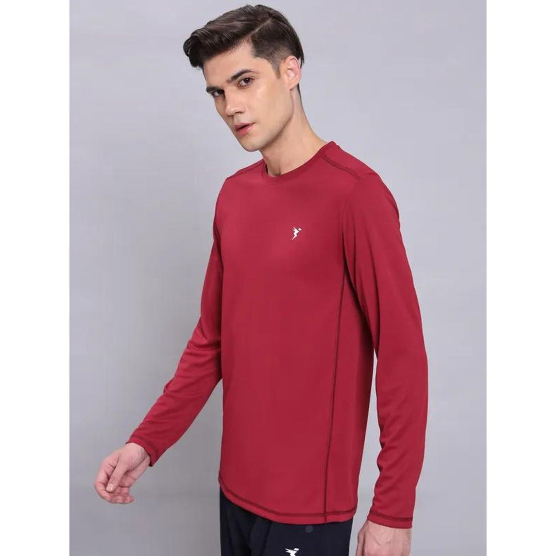 Technosport Mens Active T-Shirt -OR17 (Berry Red)