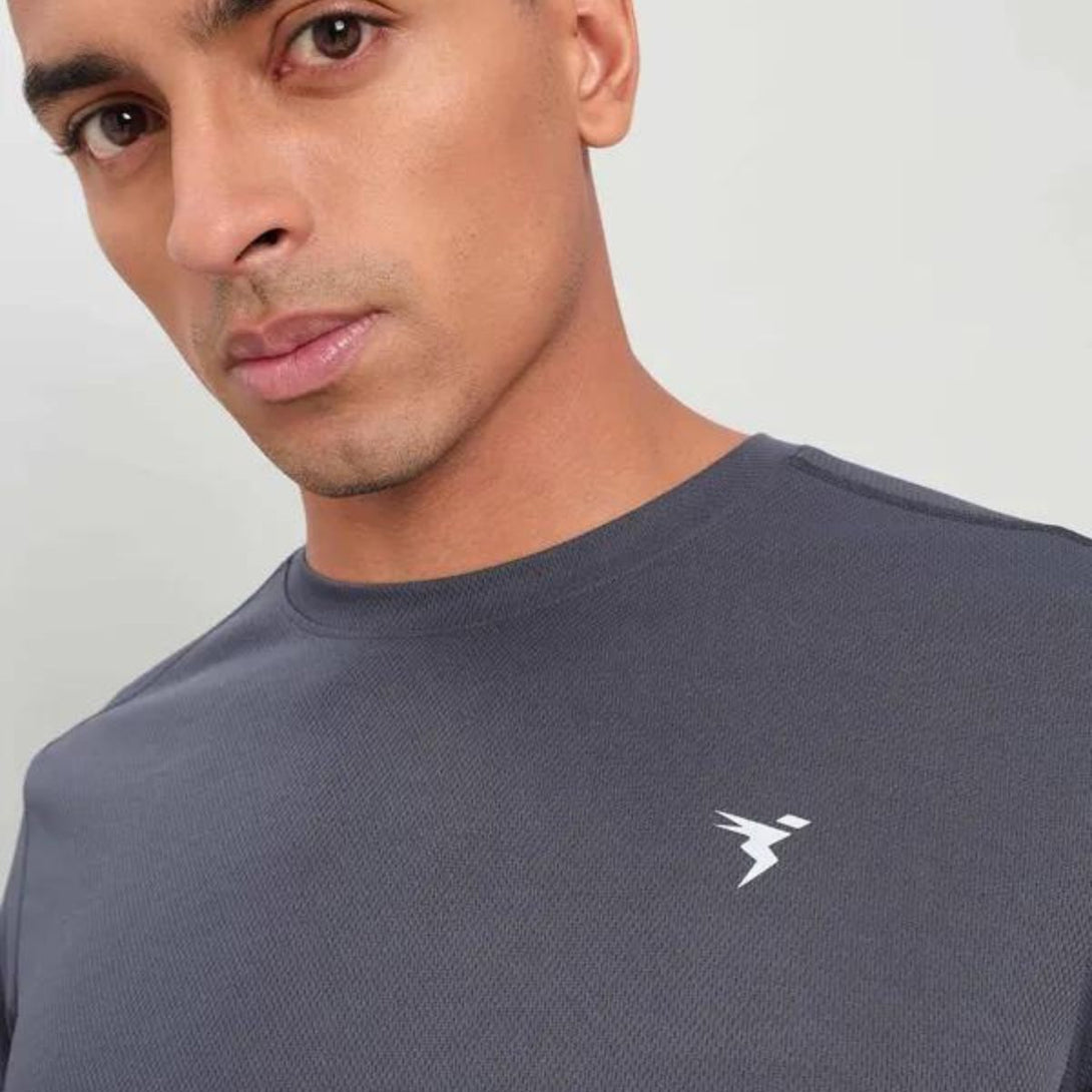 Technosport Mens Active T-Shirt -OR17 (Carbon Grey)