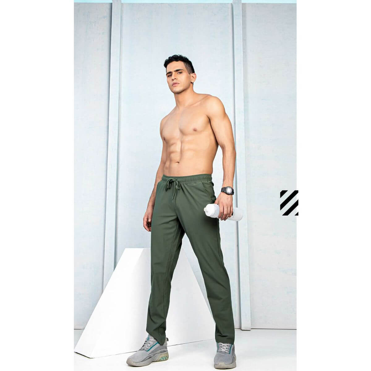 Technosport Mens Active Trackpant-OR89 (Bettle) – Sportswing.in