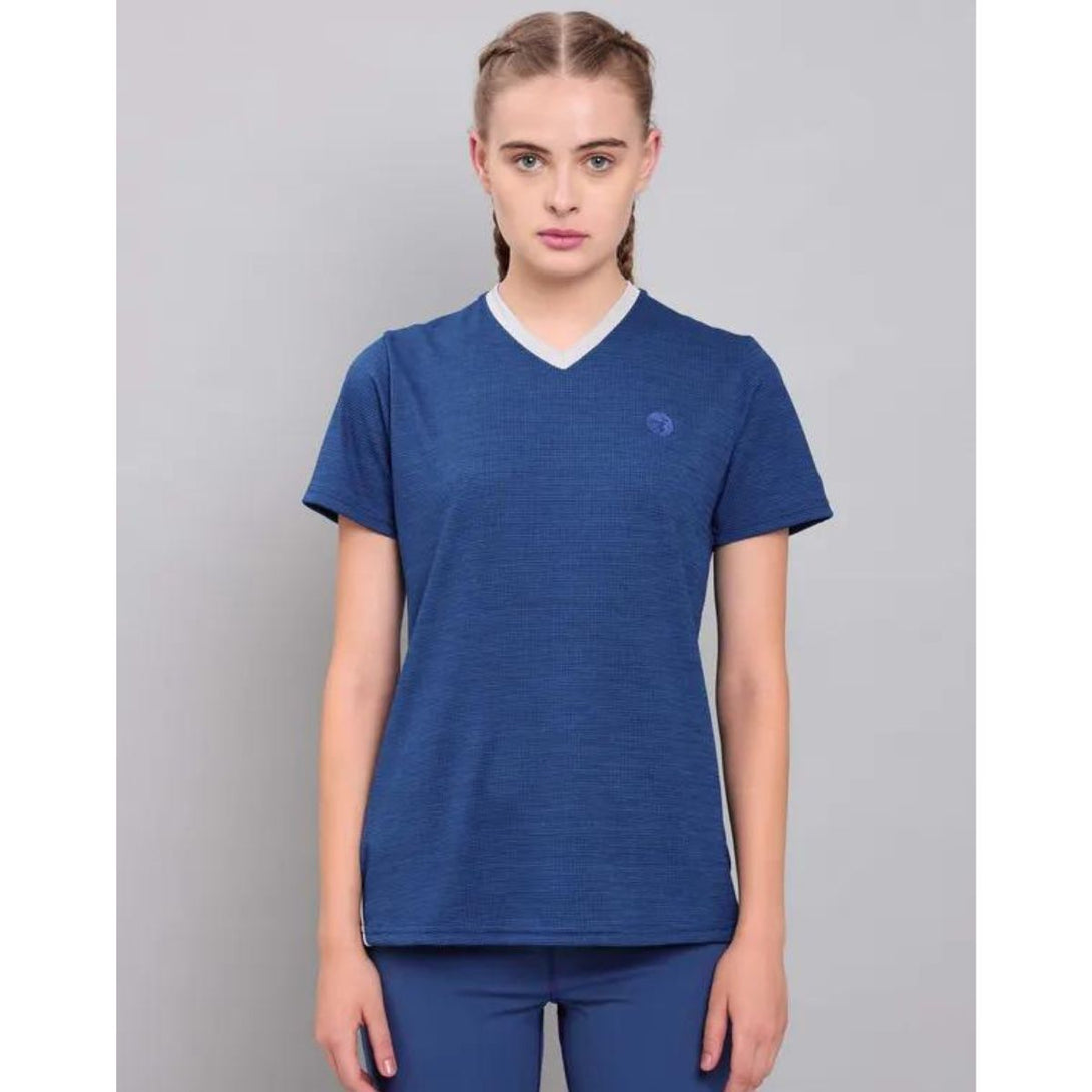 Technosport Women's Active Running T-Shirt-W121(Denim)