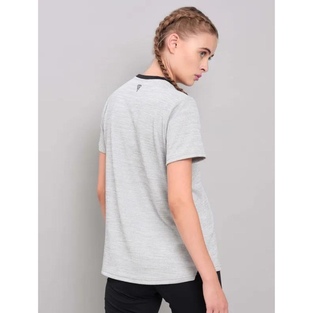 Technosport Women's Active Running T-Shirt-W121(Light Grey)