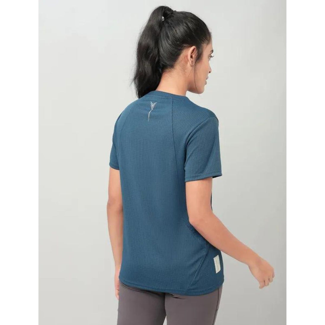 Technosport Women's Active Running T-Shirt-W123(Indigo)
