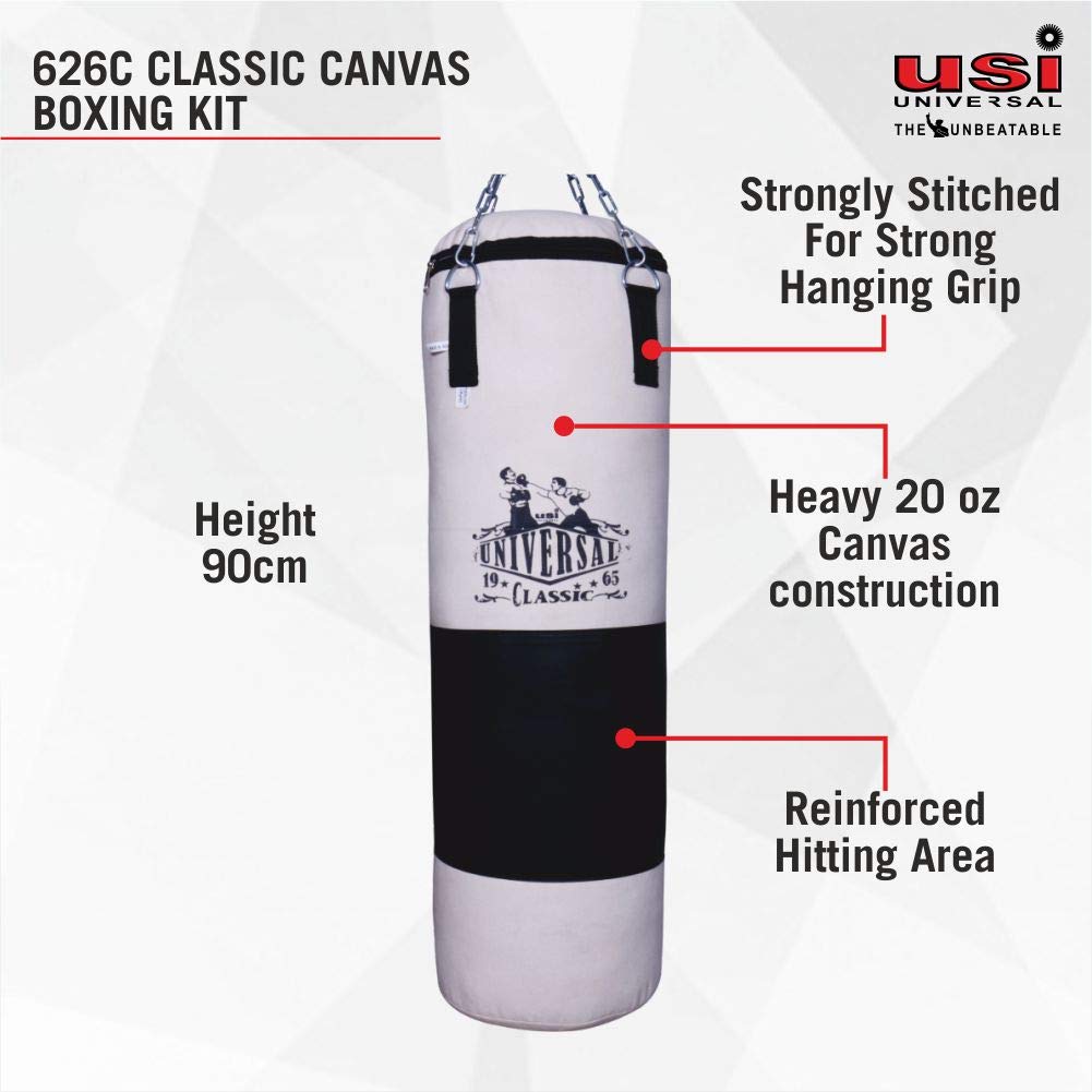 USI Classic Canvas Punch Bag Filled